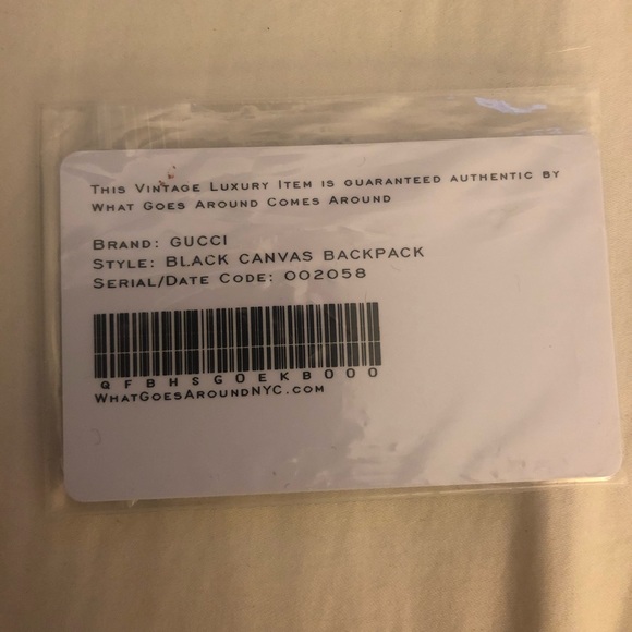 VINTAGE GUCCI BACKPACK - Picture 8 of 8